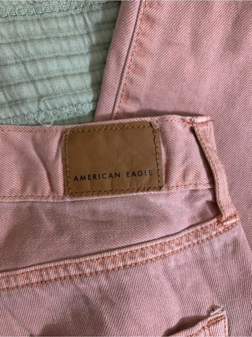 American Eagle Outfitters Dusty Pink Jeans - Picture 4 of 7